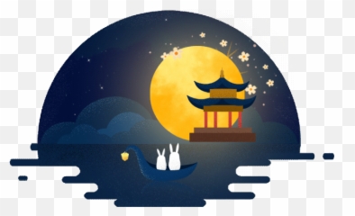 Mid Autumn Festival Gif Emoji,Mooncake Emoticon Apple