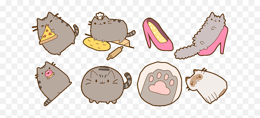 Pusheen Mouse Cursors - Pusheen Cursor Emoji,Pusheen Emoticons