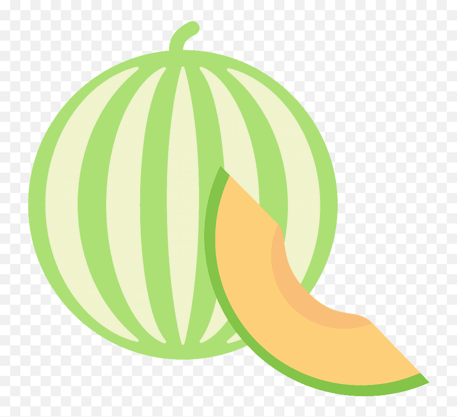 Melon Emoji - Cantaloupe Emoji,Melon Emoji