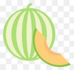 Melon Emoji - Cantaloupe Emoji,Melon Emoji