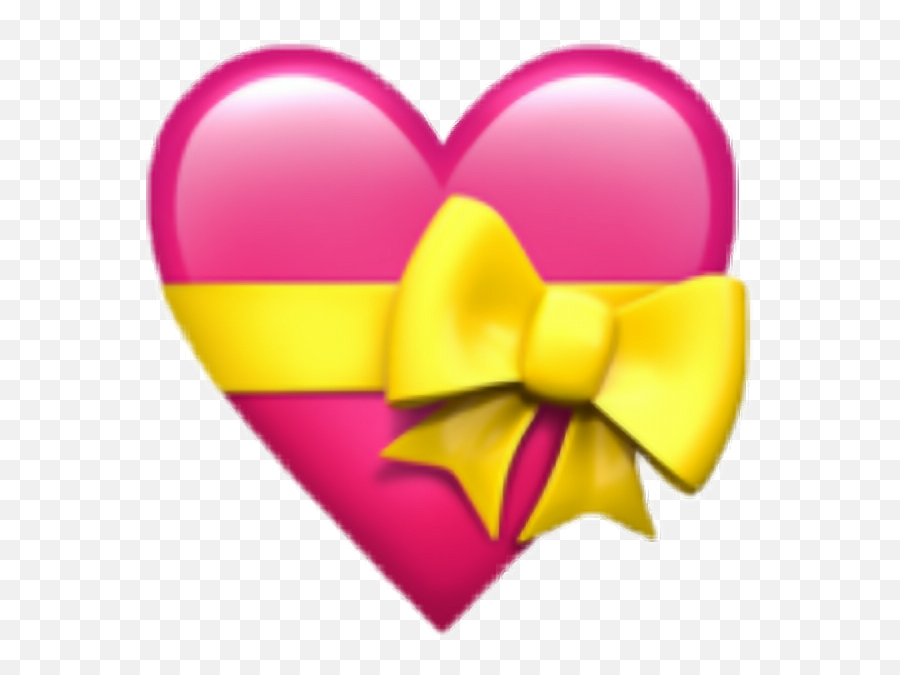 Download Pink Heart Emoji Png - Pink Heart Emoji Transparent Background,Pink Ribbon Emoji