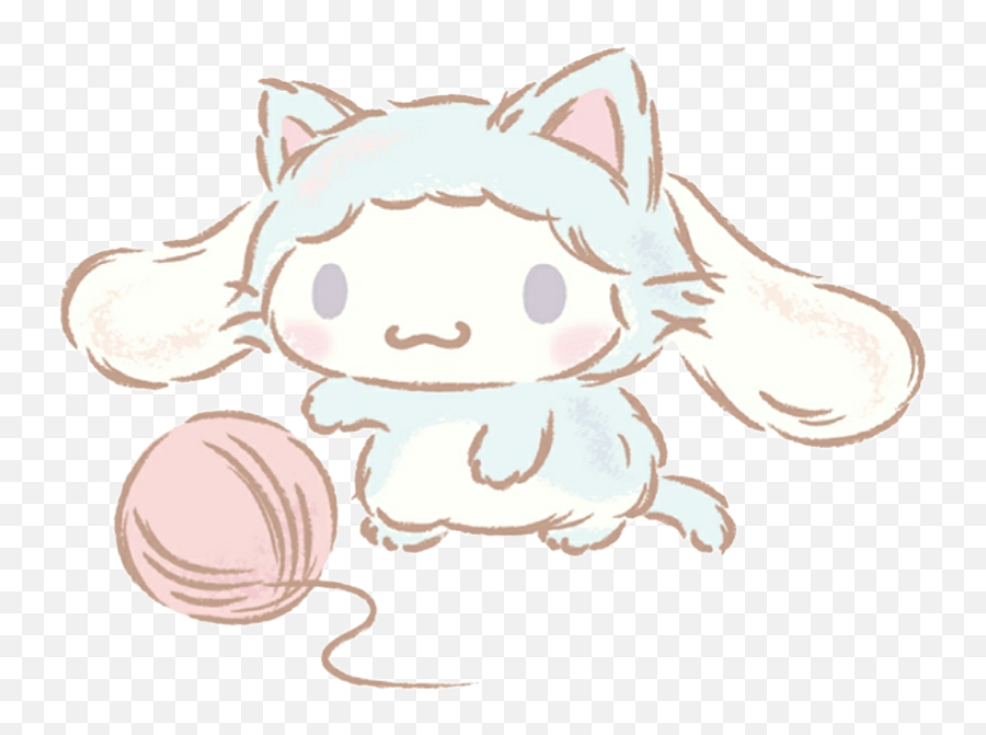 Freetoedit Cinnamonroll Neko 290612085014211 By Lovesanrio Emoji,Yarn Emoji