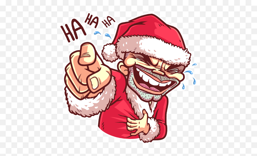 Stickers Bad Santa On Behance Emoji,Sanata Emoji