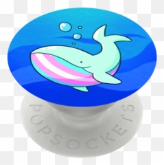 Trans Pride Whale - It Gets Better Project Popsockets Emoji,Whale Text Emoji