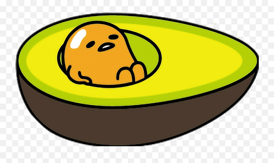 Gudetama Sticker - Gudetama Avocado Emoji,Gudetama Emoticon