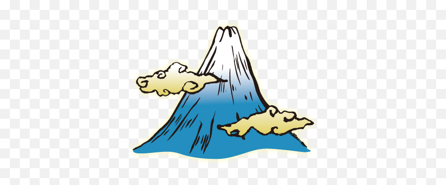 High Mountain Clipart - Mount Clipart Emoji,Mt Fuji Emoji