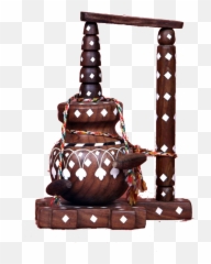 Sheesham Wood Madhani Chati - Madhani Wooden Emoji,Wooden Emoji