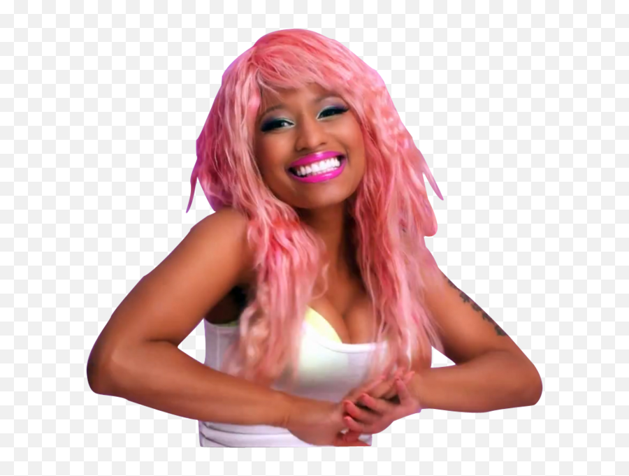 Nicki Minaj - Nicki Minaj Wig Png Emoji,Nicki Minaj Emoji