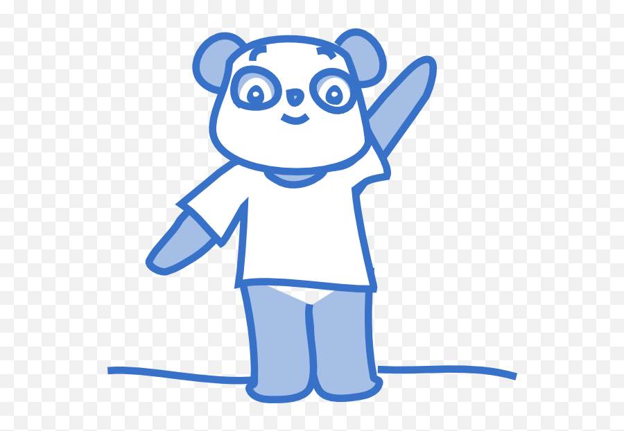 Happy Panda Clip Art At Clkercom - Vector Clip Art Online Clip Art Emoji,Facebook Panda Emoticon