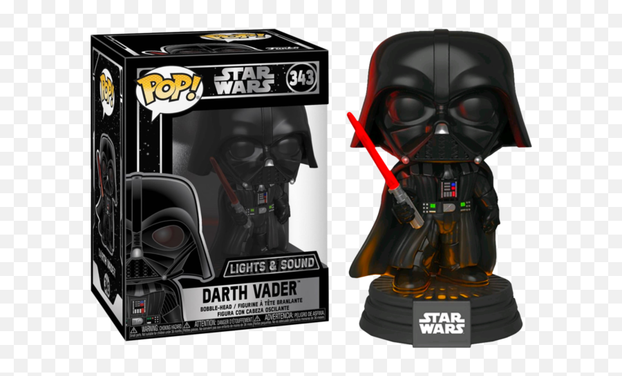 Tv Movies Video Games Funko Pop Star - Darth Vader Funko Pop Lights And Sound Emoji,Vader Emotions