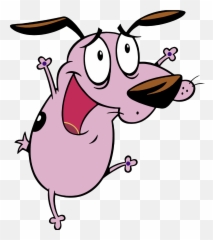 Courage Emoji,Cartoon Network Character Emojis
