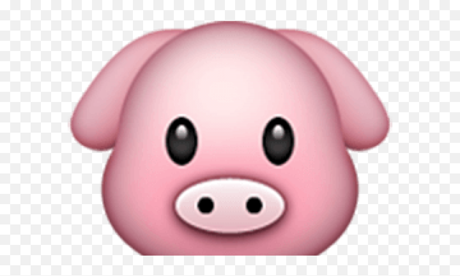 Pig Face Cartoon - Iphone Pig Emoji Png,Pig Emoji Png
