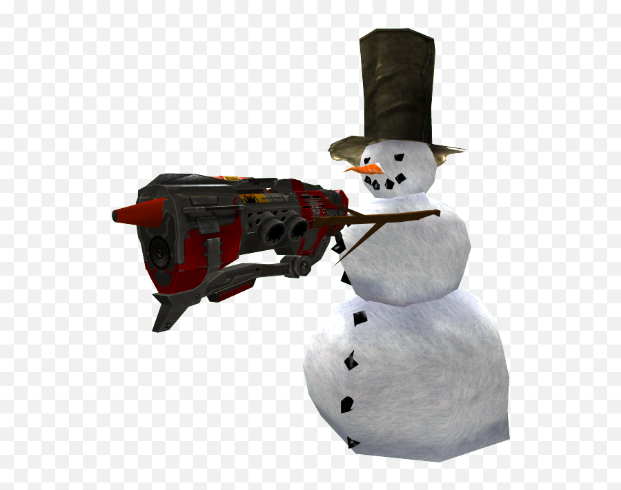 Snowman Serious Sam Wiki Fandom - Snowman With Gun Png Emoji,Snowman Emoji