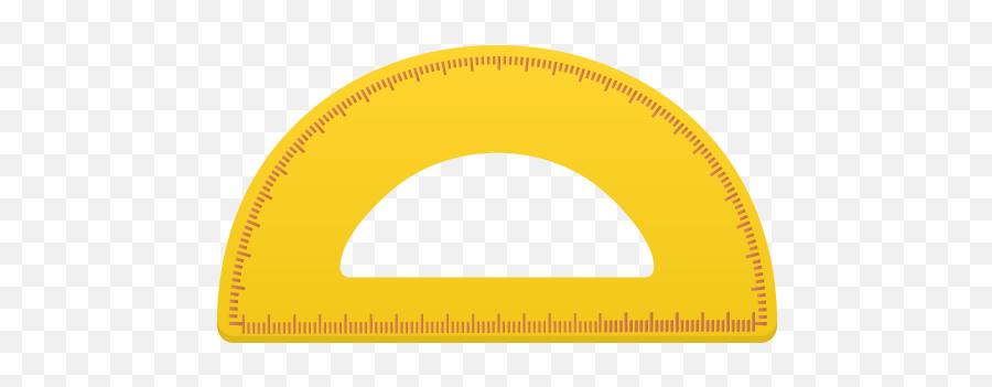 Semicircleruler Icon - Half Circle Ruler Clipart Emoji,Protractor Emoji