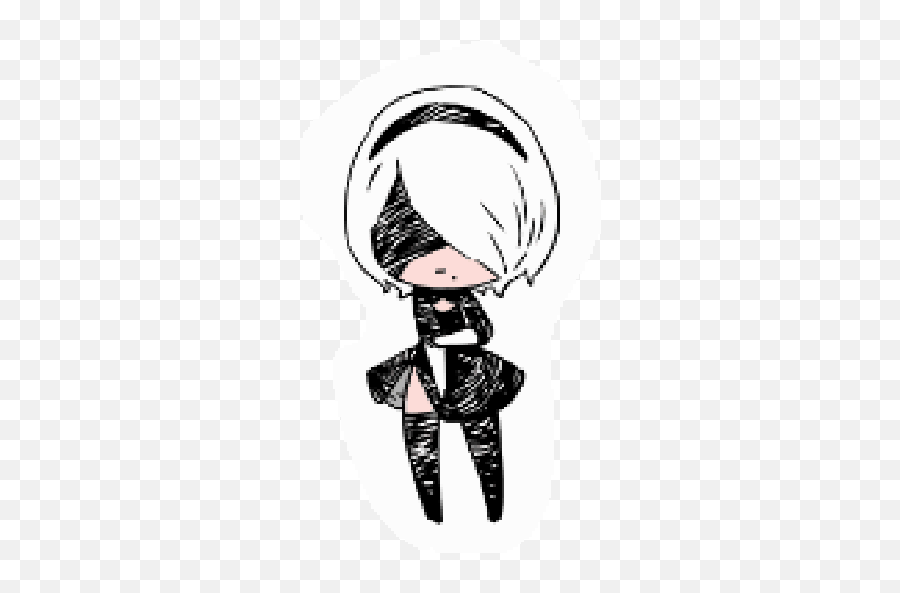 Nier Automata - Nier Automata Stickers Emoji,Nier Automata Emoji