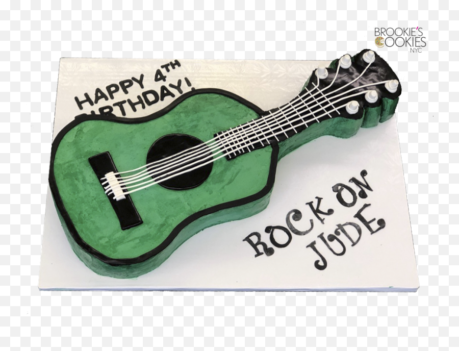 Guitar Cake - Hybrid Guitar Emoji,Rock Guitar Emoji