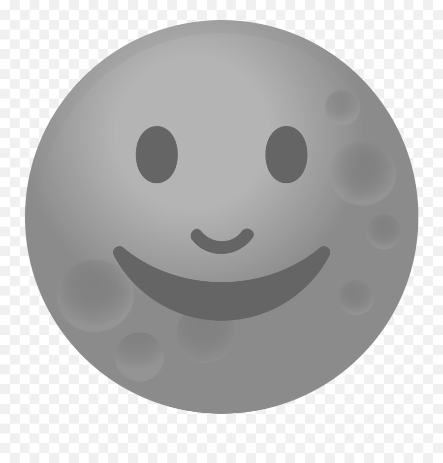 New Moon Face Emoji - Android Moon Face Emoji,Emoji Face For Android