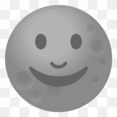 New Moon Face Emoji - Android Moon Face Emoji,Emoji Face For Android
