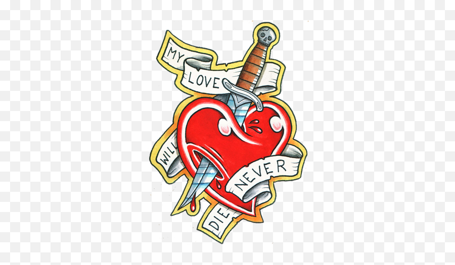 Free Love Tattoo Designs - Love Tattoo Clip Art Emoji,Rose Emoticon For Tatto