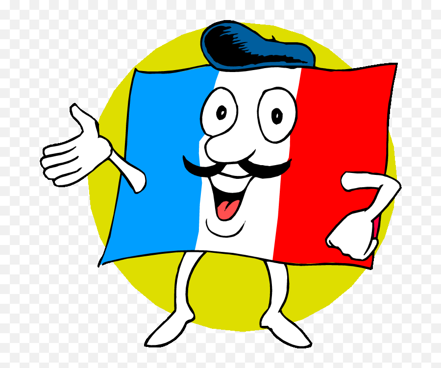 France Clipart French Lesson France - Cartoon Animated French Flag Emoji,French Flag Emoji