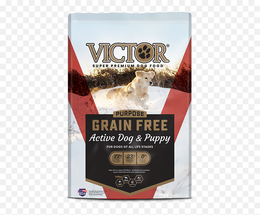 Grain Free Active Dog U0026 Puppy Victor Pet Food - Victor Grain Free Dog Food Emoji,Pet Emotions Chart