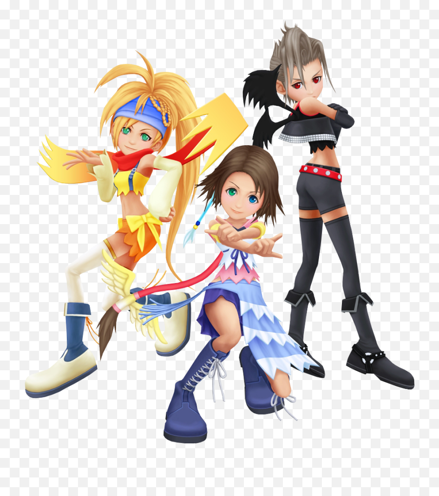 Kingdom Hearts Characters - Final Fantasy X Kingdom Hearts Emoji,Girls Emoji Robe