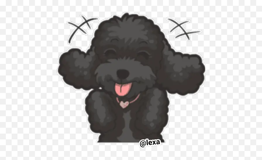 Sticker Maker - Curly Emoji,Dog Emojis Poodle