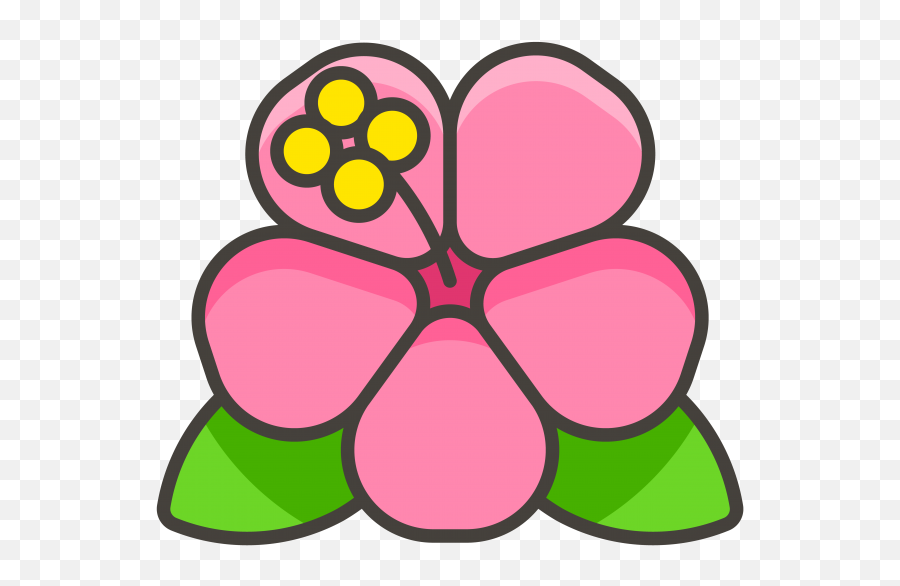 Hibiscus Emoji Icon Png Transparent Emoji - Freepngdesigncom Girly,Rose Emoji Jpg