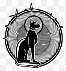 Bastet Cat Tattoo Ancient Egypt Eye Of Horus - Anubis Png Cat Line Tattoo Egyptian Emoji,Using Emojis Add Your Tattoos Silhouette