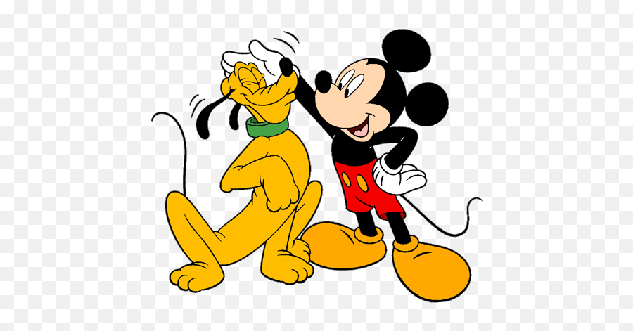 Mickeyplutogooddoggif 500408 Walt Disney Characters - Disney Mickey Mouse Y Pluto Emoji,Emoticon Abrigate Bien Gif