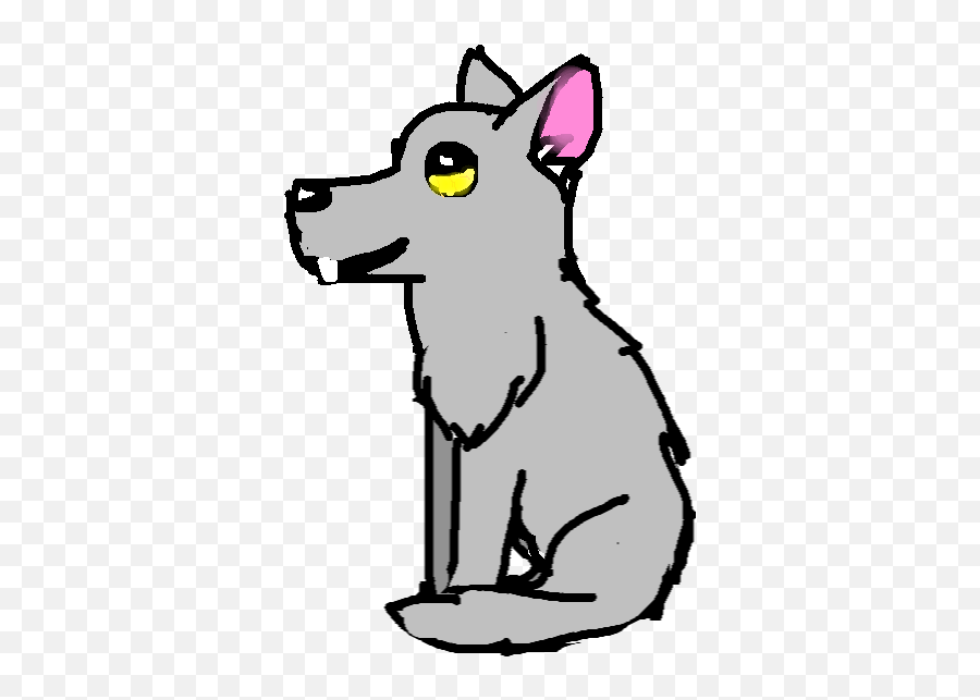 Joyfull Puppy 1 - Animal Figure Emoji,How To Draw Wolf Emotions