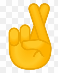 Crossed Fingers Emoji - Fingers Crossed Drawing Easy,Crossing Fingers Emoji