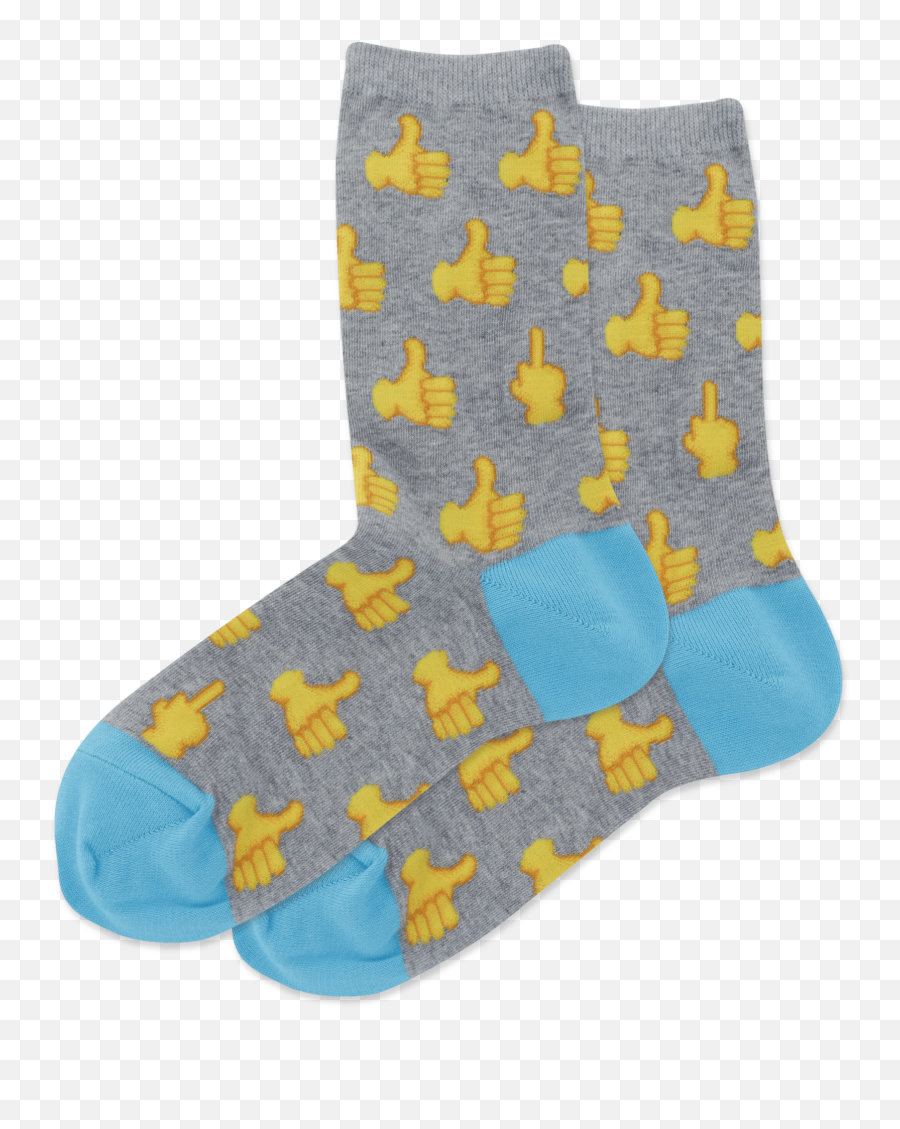 Womenu0027s Middle Finger Crew Socks Emoji,I Have To Pee Emoji