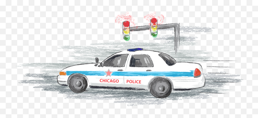 Do Chicago Cops Have To Follow Traffic Laws Wbez Chicago Emoji,Flashing Police Light Emoticon