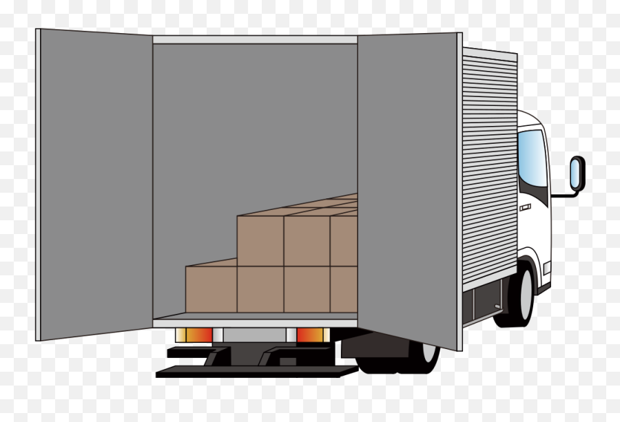 Back Of Delivery Truck Clipart - Full Size Clipart 5524882 Emoji,Tow Truck Emoticon