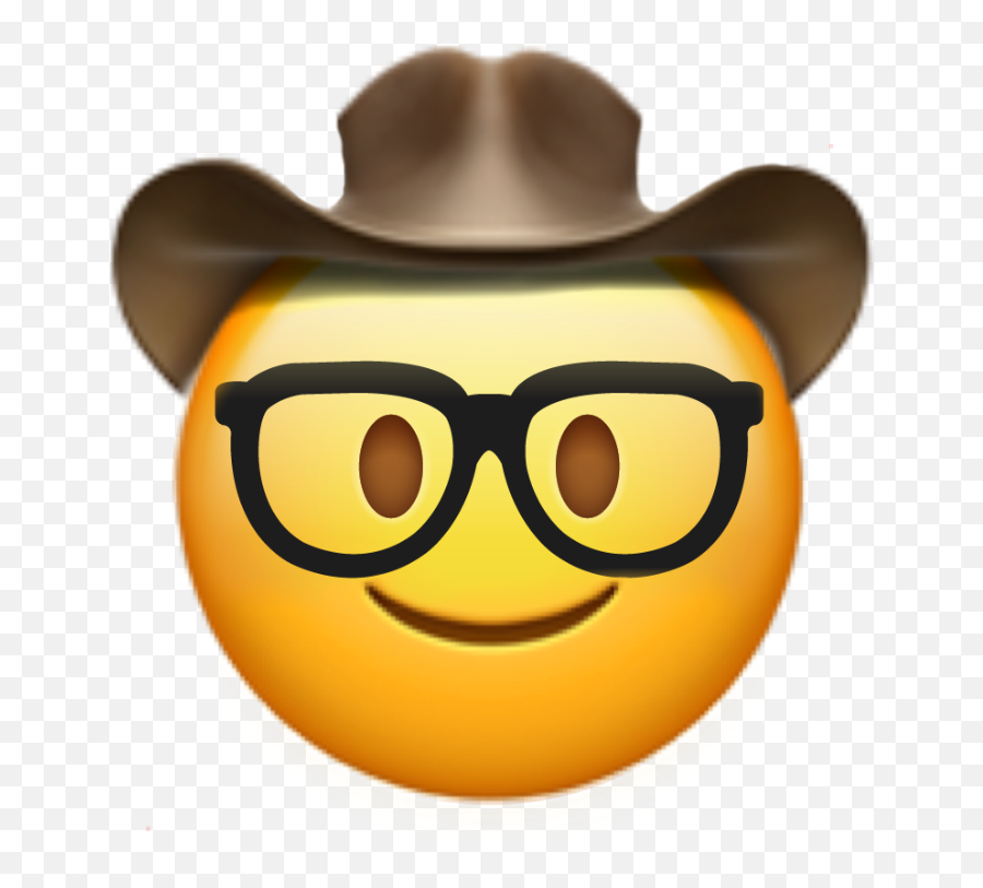 Freetoedit Cowboy Nerd Emoji Image By Killwithkindness05,Sun Hat Emoji