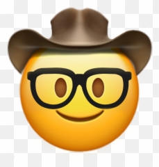 Freetoedit Cowboy Nerd Emoji Image By Killwithkindness05,Sun Hat Emoji