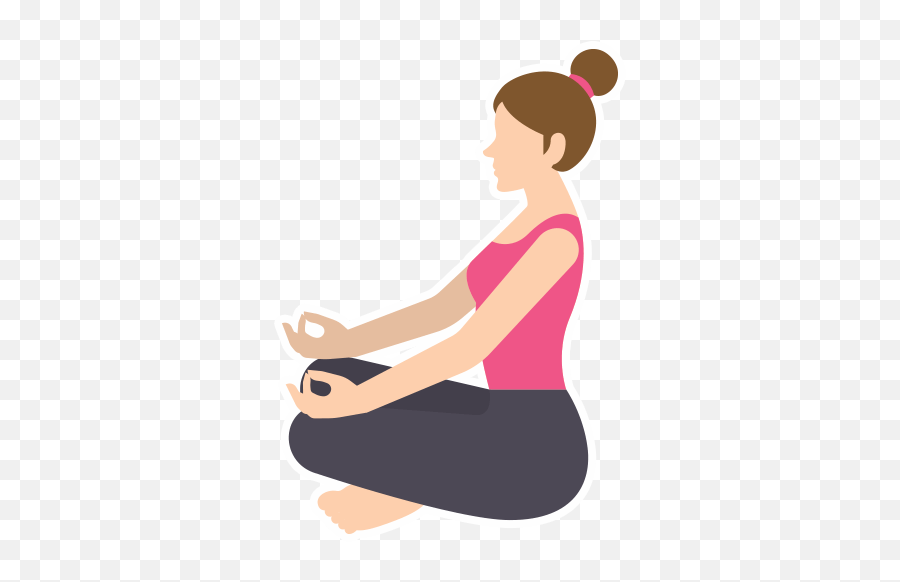 Yoga 1 By Marcossoft - Sticker Maker For Whatsapp Emoji,Meditating Woman Emoji