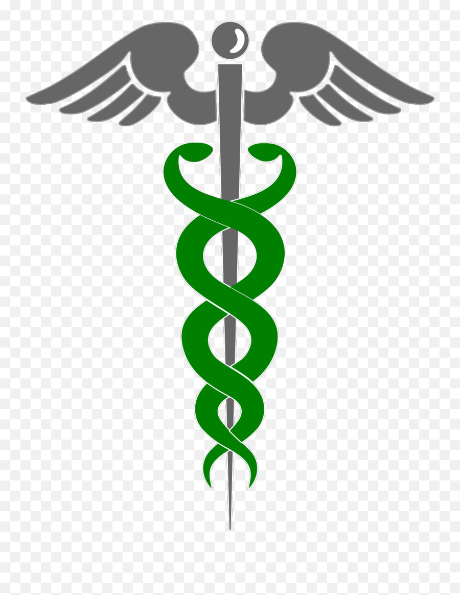 Free Medical Symbol Svg Clipart - Caduceus Vector Emoji,Rod Of Asclepius Emoji