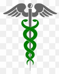 Free Medical Symbol Svg Clipart - Caduceus Vector Emoji,Rod Of Asclepius Emoji