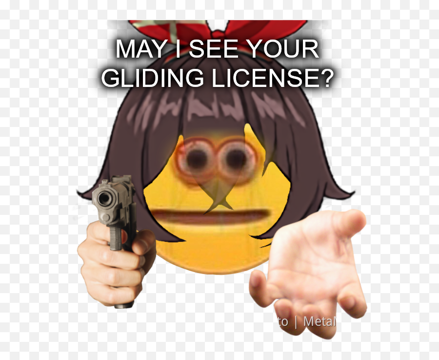 You Seem To Be Just Gliding - Genshin Impact Official Happy Emoji,Shooting Emoticon