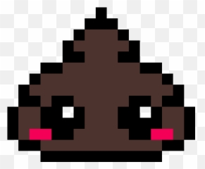 Cute Poop Emoji - Poop Emoji Pixel Art Transparent Cartoon Pixel Art Minecraft Grild,Facebook Shit Emoji