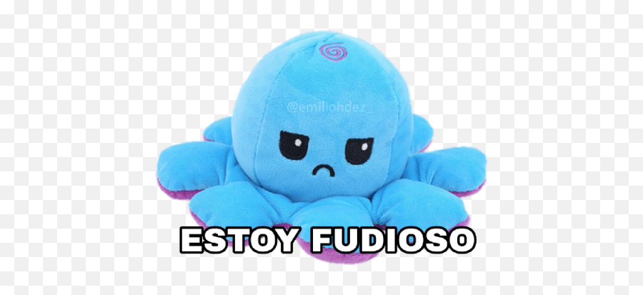 Pulpos Reversibles - Stickers De Pulpos Reversibles Para Whatsapp Emoji,Octopus Emoji Plush