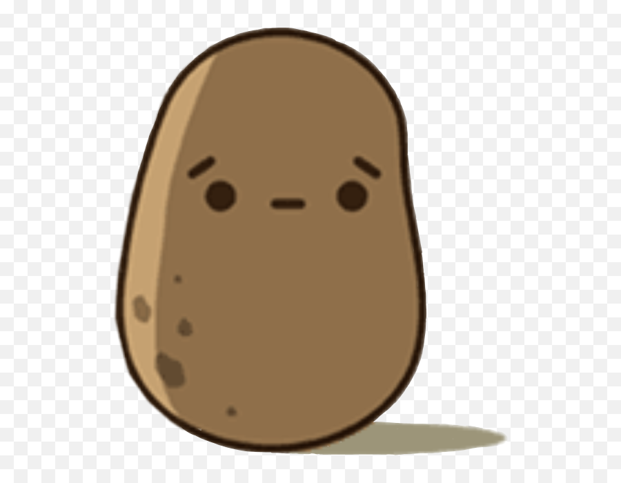 Sticker Maker - Transparent Sad Potato Emoji,Kawaii Potato Emoji