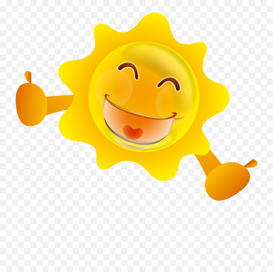 Ftestickers Cartoon Sun Sunlight - Happy Emoji,Sunlight Emoji