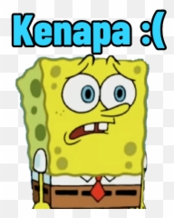 Stiker Spongebob Uwaw - Spongebob Sticker Whatsapp Png Emoji,Spongebob Emojis