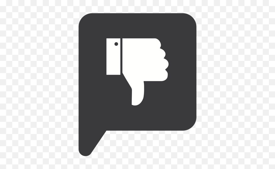 Hand Dislike Thumb Silhouette - Mano De No Me Gusta Emoji,Me Gusta Text Emoticon
