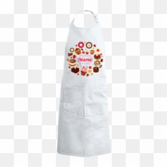 White Apron Image Cakes With Own Print - Zástra Na Vaení Levn Emoji,Cupcake Emoji Pillow