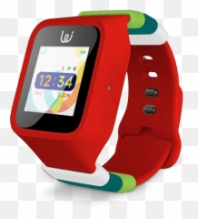 Rojo - Smartwatch Kids Pomo Waffle Emoji,Canciones Con Emojis