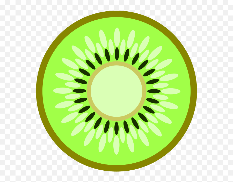 Kiwi Fruit Clipart Free Svg File - Circle Of Arrows Pointing Emoji,Emoji 8 Footprints